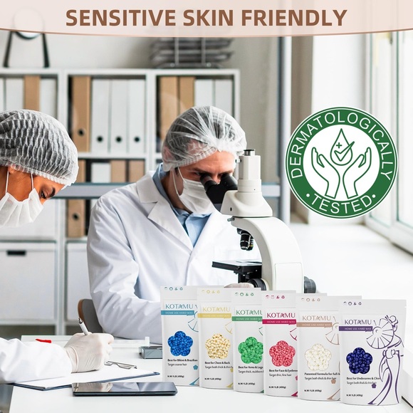 Waxing Beads Unscented Hard Wax Beads for Women& Men Full Body Thick &Thin Hair - Picture 4 of 12